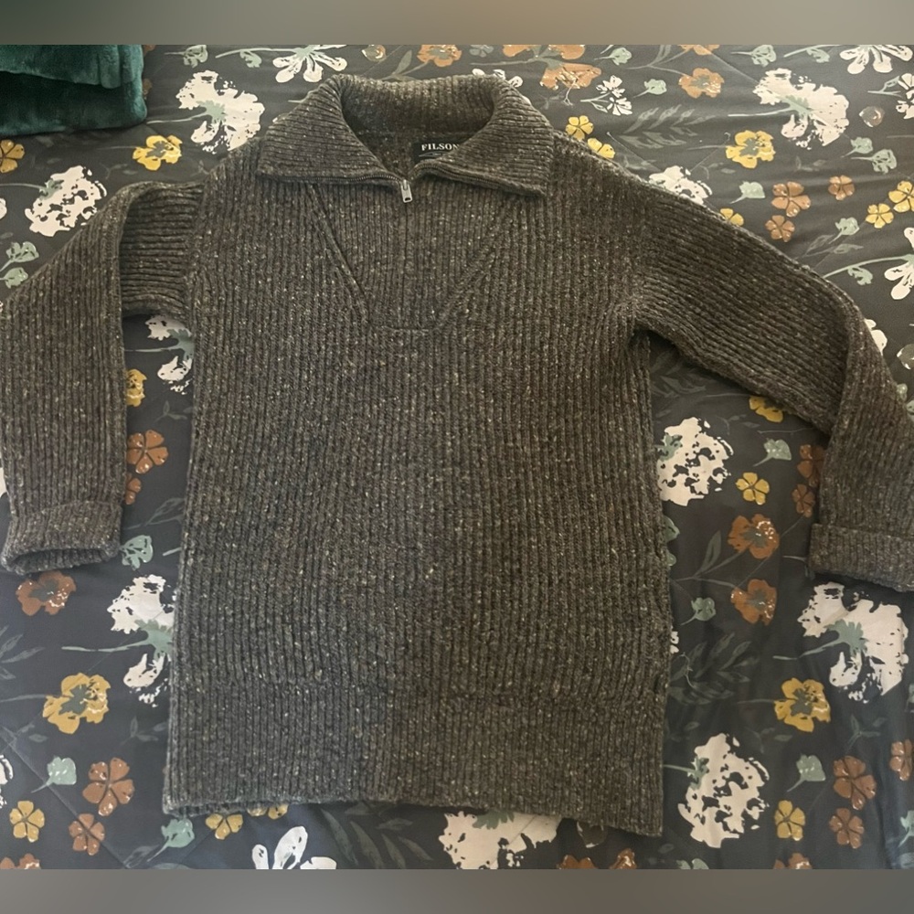 Filson Half-Zip Wool Sweater 🖤